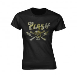 CLASH - GRUNGE SKULL (Shirt, Girlie)