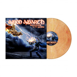 AMON AMARTH - DECEIVER OF THE GODS (BEIGE RED MARBLED) - LP