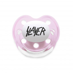 Slayer (Logo) - Soother - DUDLÍK růžový