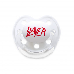 Slayer (Logo) - Soother - DUDLÍK bílý