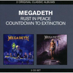 MEGADETH - COUNTDOWN TO EXTINCTION/RUST IN PEACE - 2CD