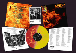 RAZOR - ESCAPE THE FIRE SPLATTER - LP