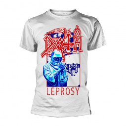 DEATH - LEPROSY POSTERIZED (WHITE)