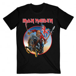 Iron Maiden Unisex T-Shirt: Euro Tour (Back Print) 