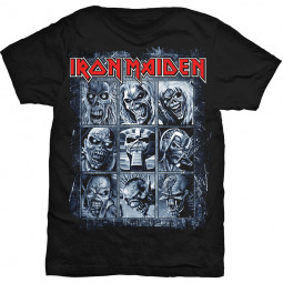 Iron Maiden Unisex T-Shirt: Nine Eddies