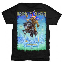 Iron Maiden Unisex T-Shirt: Tour Trooper (Back Print)