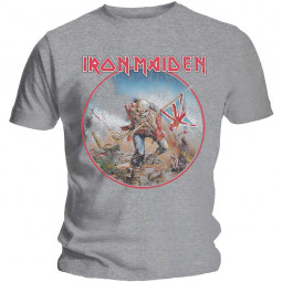 Iron Maiden Unisex T-Shirt: Trooper Vintage Circle