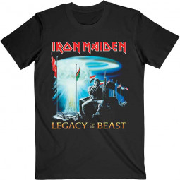 Iron Maiden Unisex T-Shirt: Two Minutes to Midnight (Back Print)