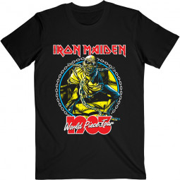 Iron Maiden Unisex T-Shirt: World Piece Tour '83 V.2.