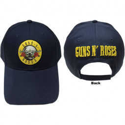 Guns N' Roses - Unisex Baseball Cap: Circle Logo (Navy Blue)
