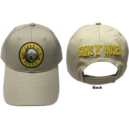 Guns N' Roses - Unisex Baseball Cap: Circle Logo (Sand)