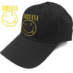 Nirvana - Unisex Baseball Cap: Logo & Smiley