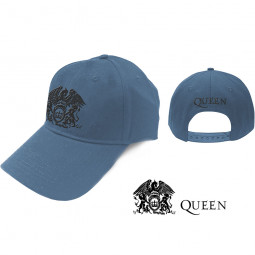 Queen - Unisex Baseball Cap: Black Classic Crest