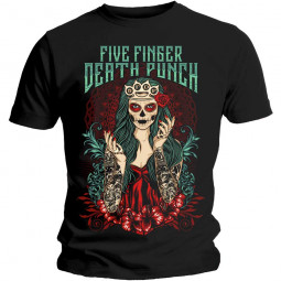 Five Finger Death Punch - Unisex T-Shirt: Lady Muerta