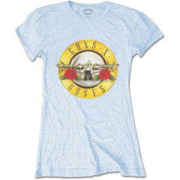 Guns N' Roses - Ladies T-Shirt: Classic Bullet Logo (Skinny Fit)
