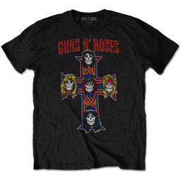 Guns N' Roses - Unisex T-Shirt: Vintage Cross