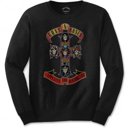 Guns N' Roses - Unisex Long Sleeved T-Shirt: Appetite for Destruction