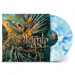 LAMB OF GOD - OMENS (WHITE/BLUE MARBLE) - LP