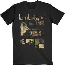 LAMB OF GOD - UNISEX T-SHIRT: ALBUM COLLAGE