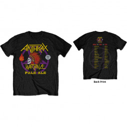 Anthrax - Unisex T-Shirt: War Dance Paul Ale World Tour 2018 (Back Print)