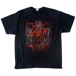 Slayer Unisex T-Shirt: Blood Eagle European Tour 2018 (Back Print/Ex Tour)