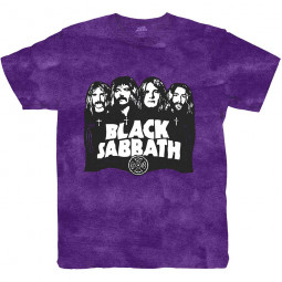 Black Sabbath - Unisex T-Shirt: Band & Logo (Dye-Wash)