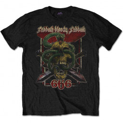 Black Sabbath - Unisex T-Shirt: Bloody Sabbath 666