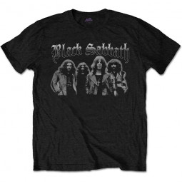 Black Sabbath - Unisex T-Shirt: Greyscale Group