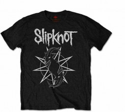 SLIPKNOT - UNISEX T-SHIRT: GOAT STAR LOGO (BACK PRINT)