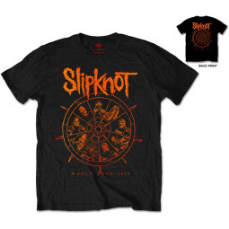 Slipknot - Unisex T-Shirt: The Wheel (Back Print)