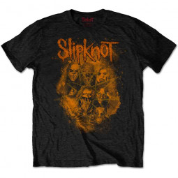 Slipknot - Unisex T-Shirt: WANYK Orange (Back Print)