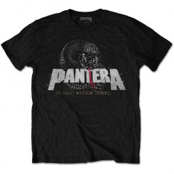 Pantera - Unisex T-Shirt: Snake Logo