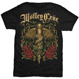 Motley Crue - Unisex T-Shirt: Exquisite Dagger