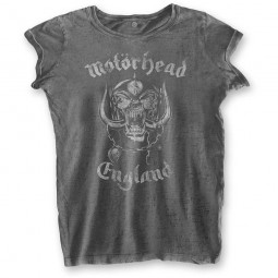 Motorhead - Ladies T-Shirt: England (Burnout)