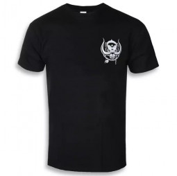 Motorhead - Unisex T-Shirt: British War Pig & Logo (Back Print) 