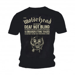 Motorhead - Unisex T-Shirt: Deaf Not Blind
