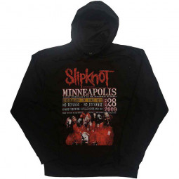 Slipknot Unisex Pullover Hoodie: Minneapolis '09 (Back Print & Eco-Friendly