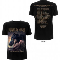 Cradle Of Filth - Unisex T-Shirt: Dark Horses (Back Print)
