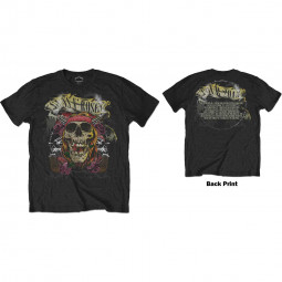 Guns N' Roses - Unisex T-Shirt: Trashy Skull (Back Print)