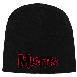 Misfits - Unisex Beanie Hat: Red Logo