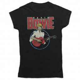 David Bowie - Ladies T-Shirt: Acoustic Bootleg - TRIKO