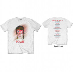 David Bowie - Unisex T-Shirt: Bowie Is (Back Print)