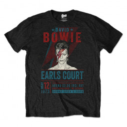 David Bowie - Unisex T-Shirt: Earls Court '73 (Eco-Friendly)