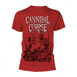 CANNIBAL CORPSE - PILE OF SKULLS 2018 (RED)