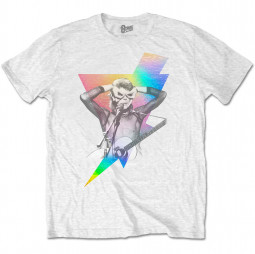 David Bowie - Unisex T-Shirt: Holographic Bolt (Foiled)