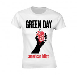 GREEN DAY - AMERICAN IDIOT HEART (WHITE)