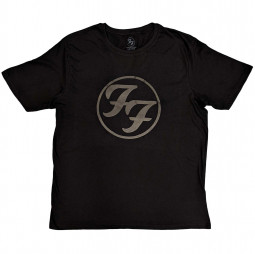 Foo Fighters - Unisex T-Shirt: FF Logo (Hi-Build) - TRIKO