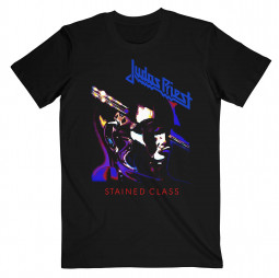 Judas Priest - Unisex T-Shirt: Stained Class Purple Mixer - TRIKO