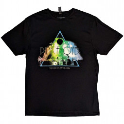 Pink Floyd - Unisex T-Shirt: Live Band Rainbow Tone