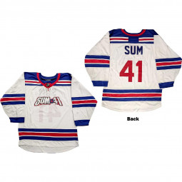 Sum 41 - Unisex Hockey Jersey: Stripes (Back Print) (Ex-Tour)
